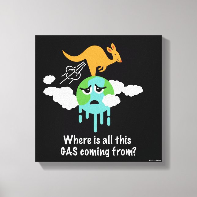 Toile Pâte au méthane de Kangaroo (Recto)