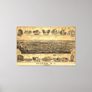 Toile Paterson, New Jersey (1880)