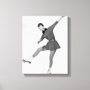 Toile Patinage artistique de femme