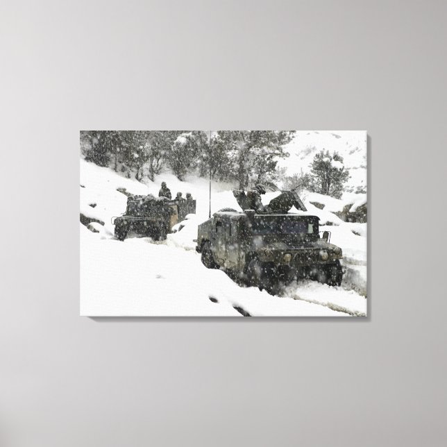 Toile patrouille des Marines américains dans le col Khow (Recto)