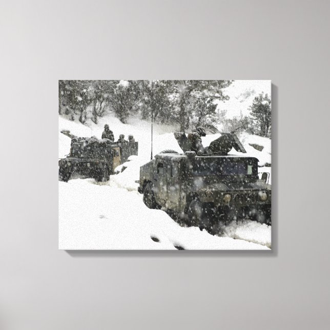 Toile patrouille des Marines américains dans le col Khow (Recto)
