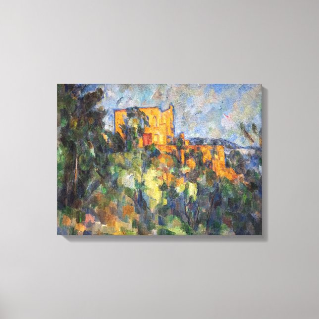 Toile Paul Cezanne - Château Noir (Recto)