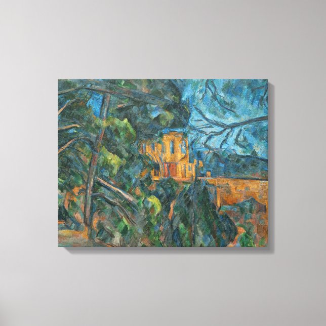 Toile Paul Cezanne | Château Noir, 1900-04 (huile sur ca (Recto)