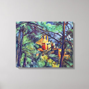 Toile Paul Cezanne - Château Noir Le Manoir Noir