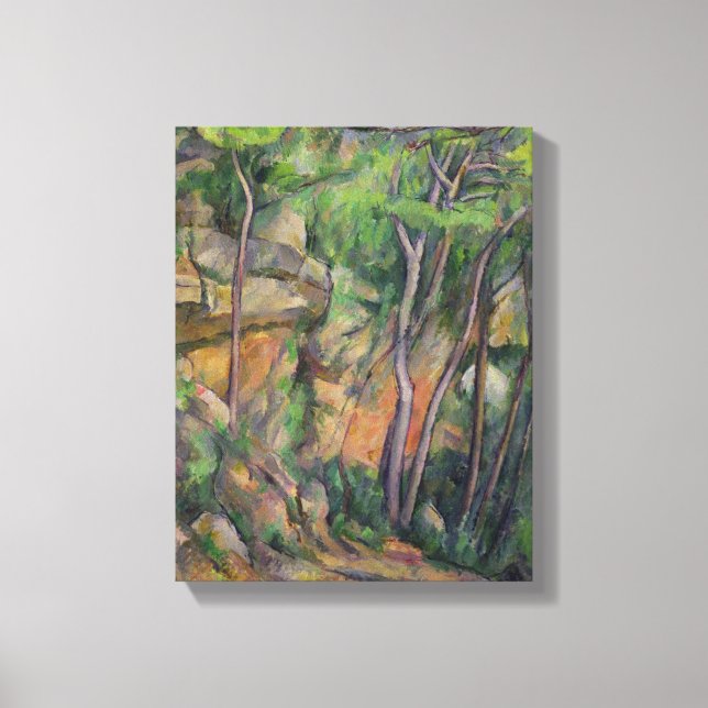 Toile Paul Cezanne | Dans le Parc du Château Noir, c.189 (Recto)