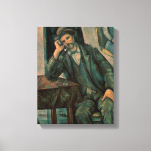 Toile Paul Cezanne Homme Fumer un tuyau