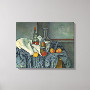 Toile Paul Cezanne la bouteille de menthe poivrée,