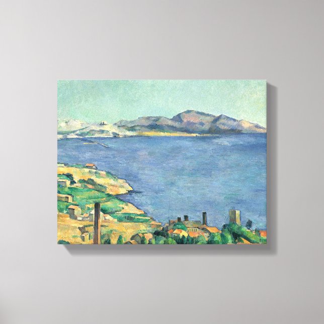Toile Paul Cezanne - Le golfe de Marseille (Recto)