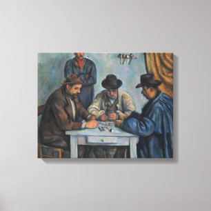 Toile Paul Cezanne les joueurs de carte