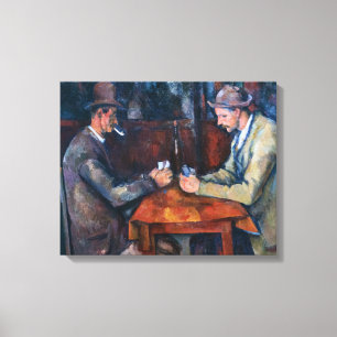 Toile Paul Cezanne - Les Joueurs de Cartes