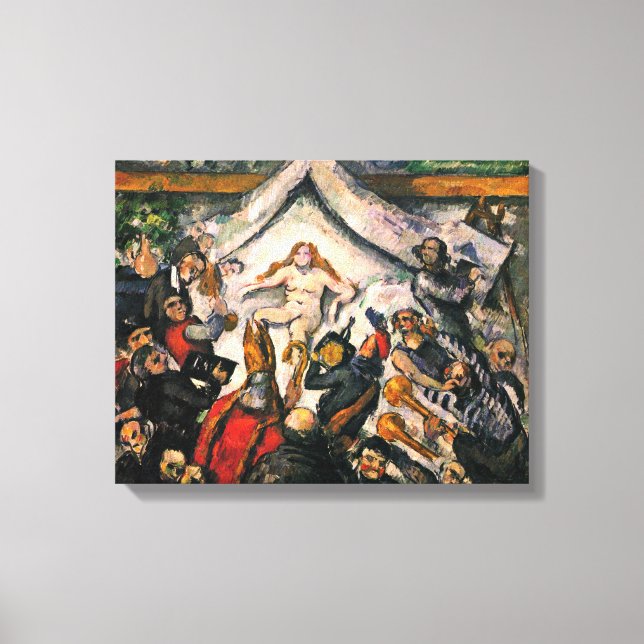Toile Paul Cezanne - L'Éternelle Femine (Recto)