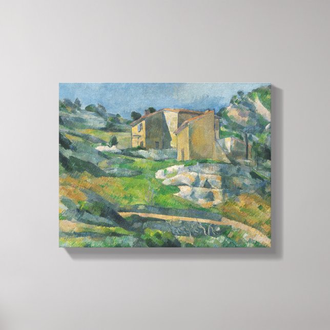Toile Paul Cezanne | Maisons en Provence : Le Riaux V (Recto)