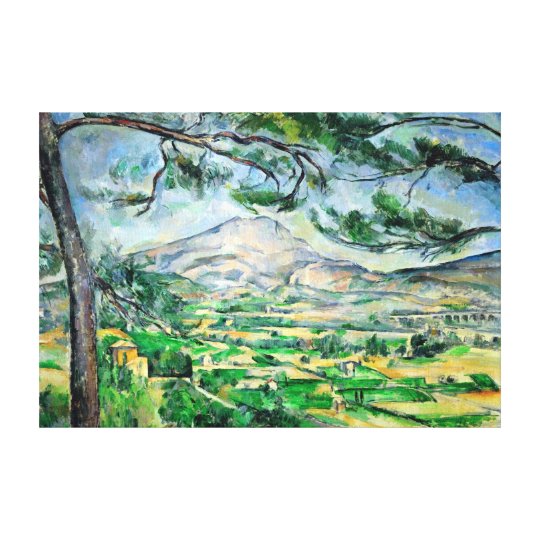 Toile Paul Cézanne, Mont SainteVictoire, Courtald Zazzle.fr