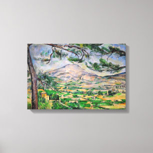 Toile Paul Cezanne - Mont Sainte-Victoire et Grand Pin