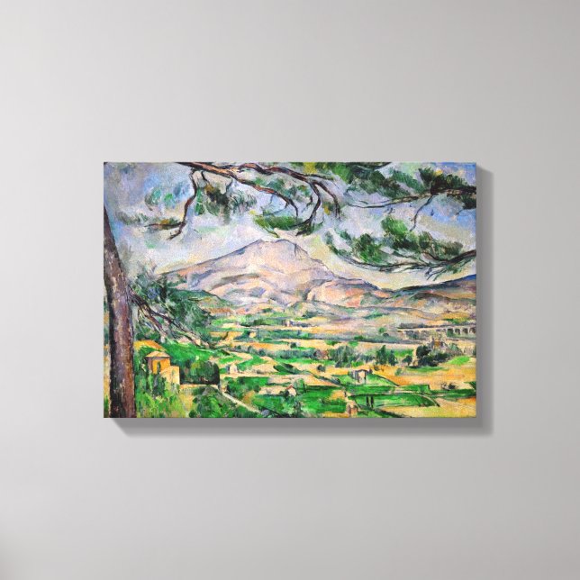 Toile Paul Cezanne - Mont Sainte-Victoire et Grand Pin (Recto)