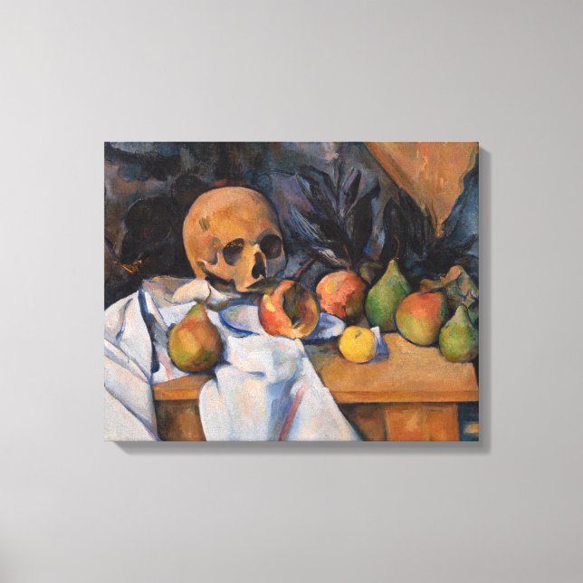 Toile Paul Cezanne - Nature morte au crâne (Recto)