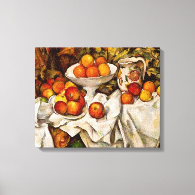 Toile Paul Cezanne Pommes Oranges Impressionnisme (Recto)