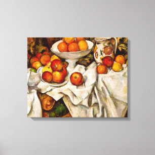Toile Paul Cezanne Pommes Oranges Impressionnisme