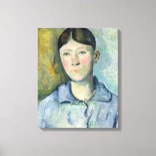 Toile Paul Cezanne   Portrait de Madame Cezanne, 1885-18