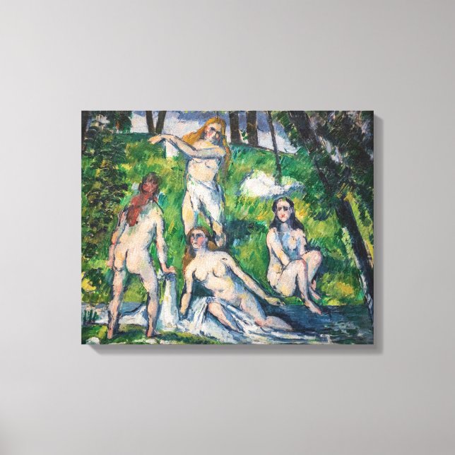 Toile Paul Cezanne - Quatre Baigneuses (Recto)