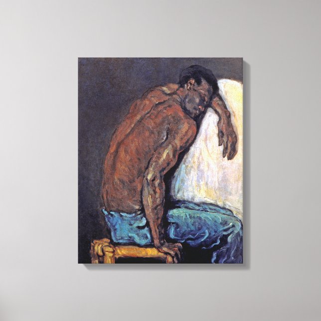 Toile Paul Cézanne - Scipion le Nègre Peinture d'art fin (Recto)