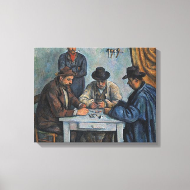 Toile Paul Cezanne | The Card Players (Recto)