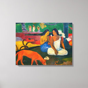 Toile Paul Gauguin - Arearea / Le Chien Rouge