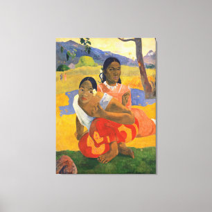 Toile PAUL GAUGUIN - ipoipo 1892 de faa de Nafea