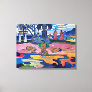 Toile Paul Gauguin - Jour du dieu / Mahana no atua