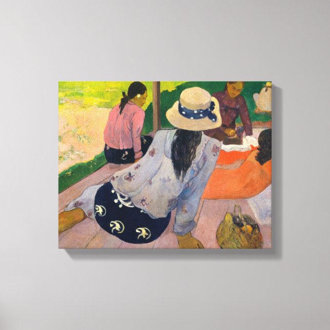 Toile Paul Gauguin - La Siesta (Recto)