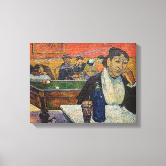 Toile Paul Gauguin - Le Café de Nuit, Arles (Recto)
