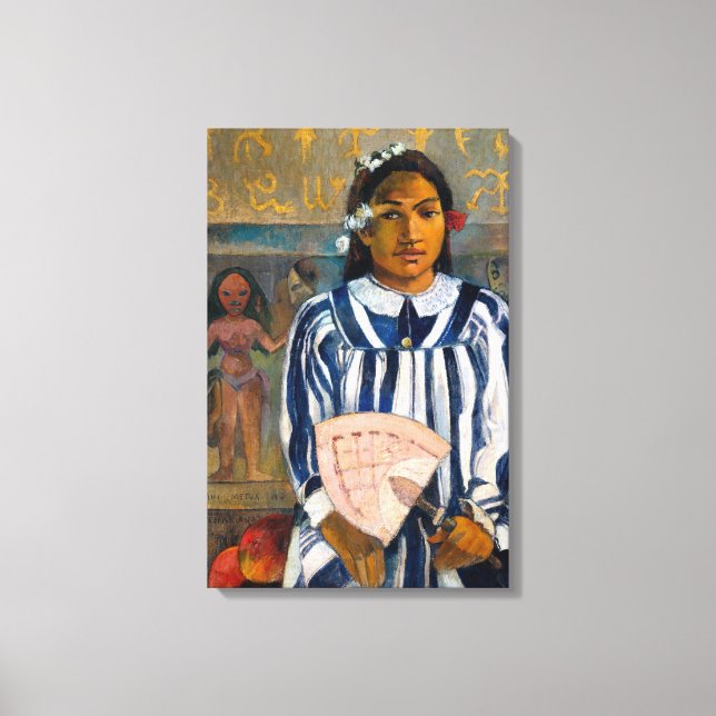 Toile Paul Gauguin - Les ancêtres de Tehamana (Recto)