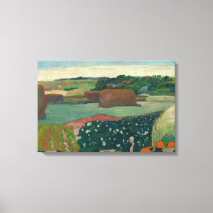 Toile Paul Gauguin - Les piles de voitures en Bretagne