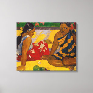 Toile Paul Gauguin - Parau Api / Quoi de neuf ?