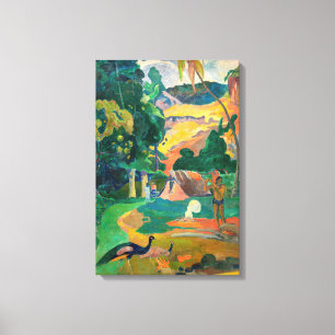 Toile Paul Gauguin - Paysage aux paions / Matamoe