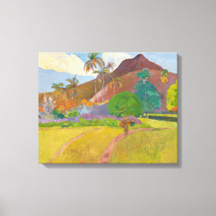 Toile Paul Gauguin - Paysage Tahitien