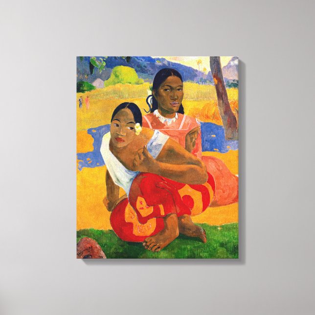 Toile Paul Gauguin - Quand te maries-tu ? (Recto)