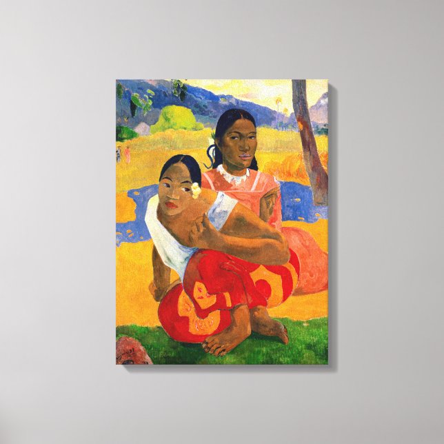 Toile Paul Gauguin - Quand Vous Marierez-Vous ? (Recto)