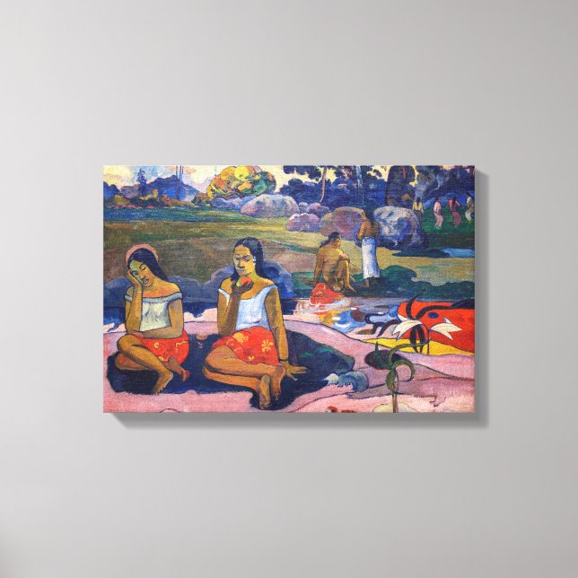 Toile Paul Gauguin - Source sacrée, Douces rêves (Recto)