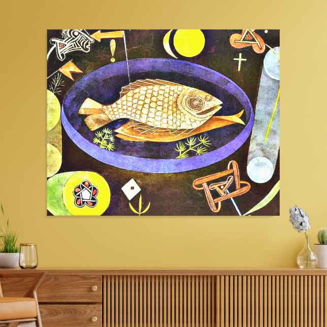 Toile Paul Klee - Autour du poisson, (Insitu(Salon))