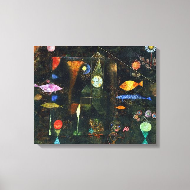 Toile Paul Klee Fish Magic (Recto)