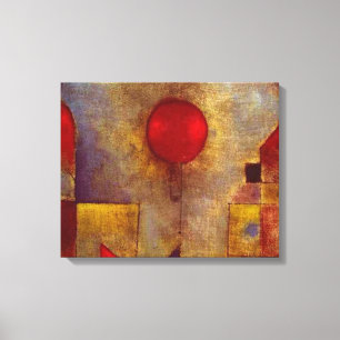Toile Paul Klee Red Balloon Abstrait Coloré Art 
