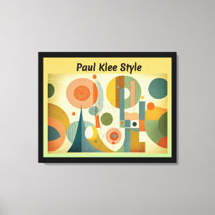 Toile Paul Klee Style