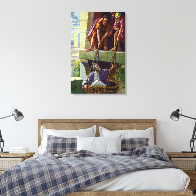 Toile paul prêcher christ Wrapped Canvas (Insitu(Chambre))