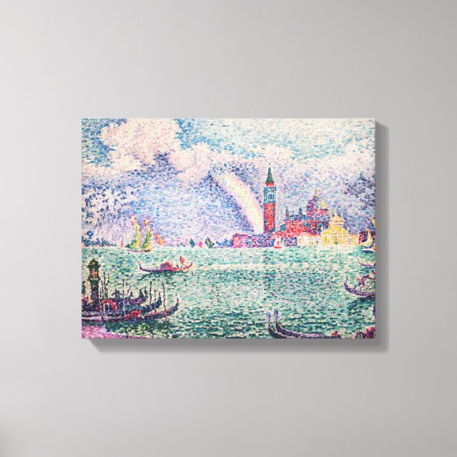 Toile Paul Signac - Arc-en-ciel, Venise (Recto)