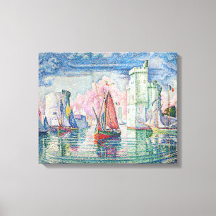 Toile Paul Signac - Entrée du port de La Rochelle