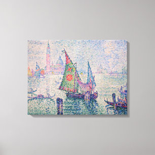Toile Paul Signac - La Voile Verte