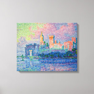 Toile Paul Signac - Le Palais des Papes, Avignon
