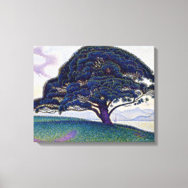 Toile Paul Signac - Le pin Bonaventure (Recto)