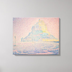 Toile Paul Signac - Mont Saint Michel, Brume et Soleil